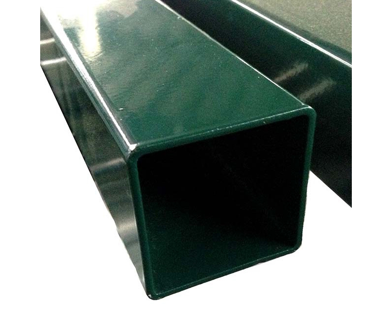 Столб из чёрного металла с полимерным покрытием 60х40х2000 (толщина стенки: 2) - фото - 1